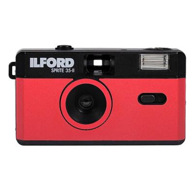 Ilford Sprite 35-II Kamera rood & zwart