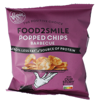 Food2Smile Popped chips barbeque 25 Gram - thumbnail