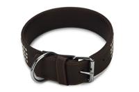 Beeztees vintage - halsband hond - bruin - 70 cm x 50 mm - thumbnail