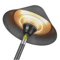 Eurom PD1500 Patioheater Terrasverwarmer Zwart - thumbnail