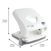 Perforator rapesco germ-savvy x5-40ps 2gaats wit | 6 stuks - thumbnail