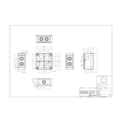 Spelsberg RKK 4/08-8x4² Serieklemmen-behuizing 94 x 94 x 57 Polystereen (EPS) Grijs 1 stuk(s)