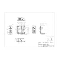 Spelsberg RKK 4/08-8x4² Serieklemmen-behuizing 94 x 94 x 57 Polystereen (EPS) Grijs 1 stuk(s) - thumbnail