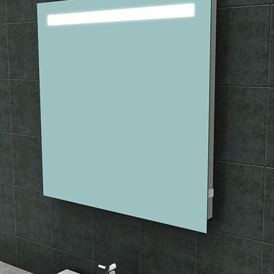 Wiesbaden Tigris Vierkante Badkamerspiegel 80x80cm met LED en Stopcontact