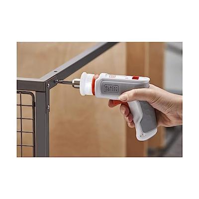 BLACK+DECKER BCRTA01 3.6V Montageschroevendraaier | USB laadkabel | 5x Schroefbits | 1x Hex key/inbussleutel - BCRTA01-XJ
