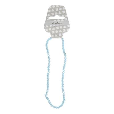 Creativ Company Facet kralen zeeblauw, 100st.