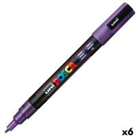 Markeerstift POSCA PC-3ML Paars (6 Stuks) - thumbnail