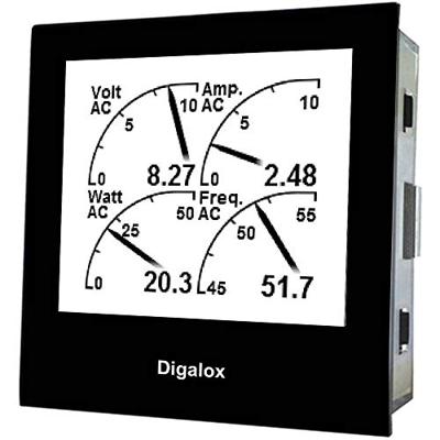 TDE Instruments DPM72-MPN Digitaal inbouwmeetapparaat Spanning: AC 0 - 500 V, stroom: +-60 mV, frequentie: 10 - 500 Hz