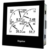 TDE Instruments DPM72-MPN Digitaal inbouwmeetapparaat Spanning: AC 0 - 500 V, stroom: +-60 mV, frequentie: 10 - 500 Hz - thumbnail