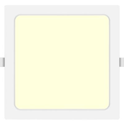 LED Downlight Inbouw Vierkant 20W - Warm Wit 3000K - Mat Wit