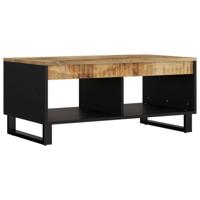 Salontafel 90x50x40 cm massief mangohout - thumbnail