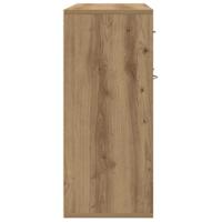 Dressoir ambachtelijk spaanplaat hout ambachtelijk eikenkleurig - thumbnail