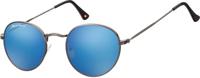 Zonnebril montana revo blauw rond glas met staalk - thumbnail