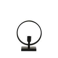 Tafellamp 25x10x30 cm RUDRA mat zwart - thumbnail