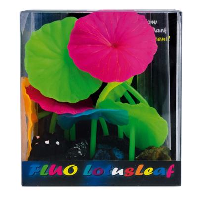 Superfish Fluo Lotus Leaf - Fluorescerend Ornament met LED & Aqua-Flow Filter
