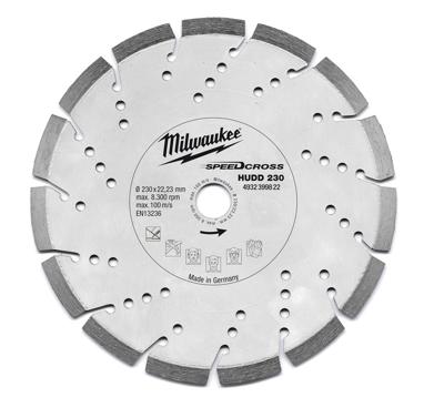 Milwaukee Speedcross HUDD Hudd 230 mm - 1 st - 4932399822