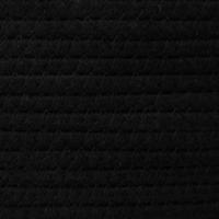 Opbergmand 49x65 cm katoen zwart en wit - thumbnail