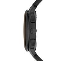 Fossil Heren FS4656 bruin lederen analoog quartz horloge met bruine wijzerplaat - thumbnail