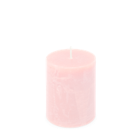Kaars rustiek 70/95 mm lichtroze Spaas - Spaas - thumbnail