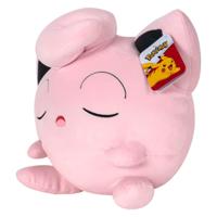 Jazwares Pokémon slapende knuffel pluche jigglypuff, 45cm - thumbnail