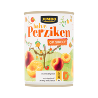 Jumbo Perzik Half op Lichte Siroop 410 g - thumbnail
