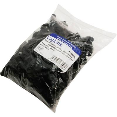 LogiLink MP0006 LogiLink stekkerbescherming zwart Zwart 100 stuk(s) LogiLink MP0006 LogiLink stekkerbescherming zwart Zwart 100 stuk(s)