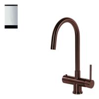 Selsiuz Inox kokend water kraan met single boiler en C-uitloopkraan copper - thumbnail