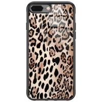 iPhone 8 Plus/7 Plus glazen hardcase - Golden wildcat - thumbnail