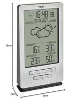 TFA Dostmann XENA 35.1162.54 Draadloos weerstation Verwachting voor 12 tot 24 uur Aantal sensoren max.: 3 - thumbnail