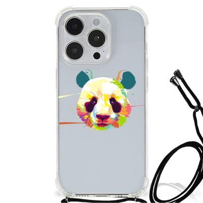 iPhone 14 Pro Stevig | Bumper Hoesje | Panda Color iPhone 14 Pro Stevig | Bumper Hoesje | Panda Color
