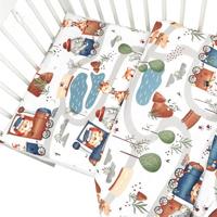 Peuter Dekbedovertrek Treintje 120 x 150 cm - thumbnail