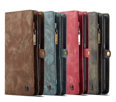 Caseme - vintage 2 in 1 portemonnee hoes - Samsung Galaxy A80 - Rood Caseme - vintage 2 in 1 portemonnee hoes - Samsung Galaxy A80 - Rood