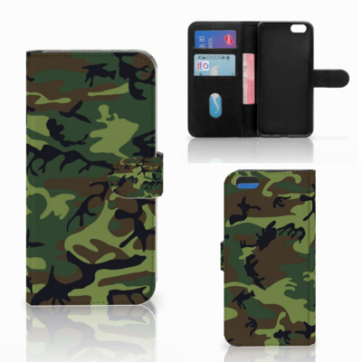 Apple iPhone 7 Plus | 8 Plus | Telefoon Hoesje | Army Dark