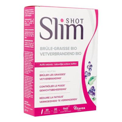 Vitavea Slimshot Vetverbrander Bio 20 Ampullen