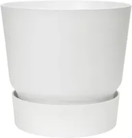 Elho Greenville bloempot 16 cm wit - thumbnail