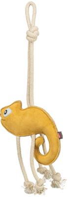 Trixie kameleon leer met touw