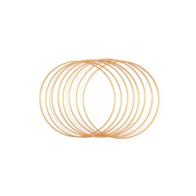 Vaessen Creative • metalen ringen set ø20cm 3mm goud 8x