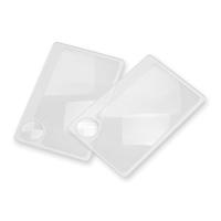 Carson Zakloep WM-01 2,5x Creditcard-formaat Loep met 6x Spot Lens - thumbnail