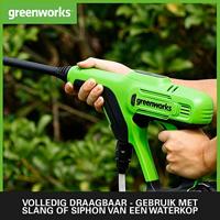 24V Drukreiniger GREENWORKS G24PWK4 - Lader + 4Ah batterij - 5105307UB - thumbnail