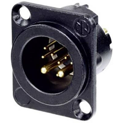 Neutrik NC10MD-LX-B-CON XLR-connector Flensstekker, contacten recht Aantal polen: 10 Zwart 1 stuk(s)
