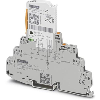 Phoenix Contact 2906784 TTC-6P-2X1-F-M-24DC-UT-I Overspanningsveilige afleider 1 stuk(s) Phoenix Contact 2906784 TTC-6P-2X1-F-M-24DC-UT-I Overspanningsveilige afleider 1 stuk(s)