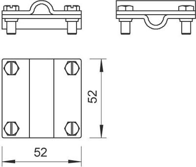 OBO Bettermann 254 DIN 8-10 FT Montage-accessoires 1 stuk(s)