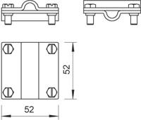 OBO Bettermann 254 DIN 8-10 FT Montage-accessoires 1 stuk(s) - thumbnail