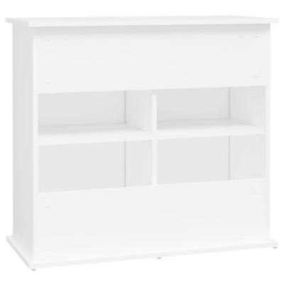 Aquariumstandaard 81x36x73 cm bewerkt hout wit - thumbnail