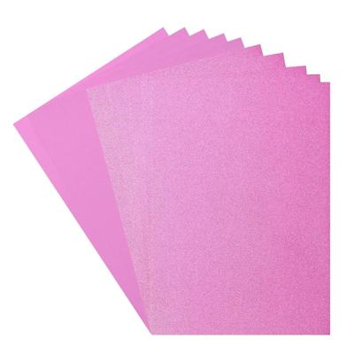 Florence • glitter papier en cardstock set 216g a4 10x light pink/hydrangea
