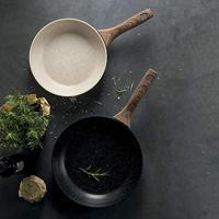 Sambonet Koekenpan Rock &apos;n&apos; Rose - Creme - ø 28 cm - standaard anti-aanbaklaag - thumbnail