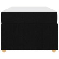 Bedframe met matras met matras Zwart 90 x 190 cm Stof - thumbnail