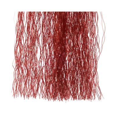 Lametta vinyl l50h40 cm rood/laser kerstboomversiering kerst Decoris - Decoris Lametta vinyl l50h40 cm rood/laser kerstboomversiering kerst Decoris - Decoris