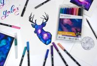 Tombow • brush pen abt dual brush pen 10x galaxy colors - thumbnail