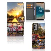 Nokia G22 | Flip Cover | Amsterdamse Grachten - thumbnail